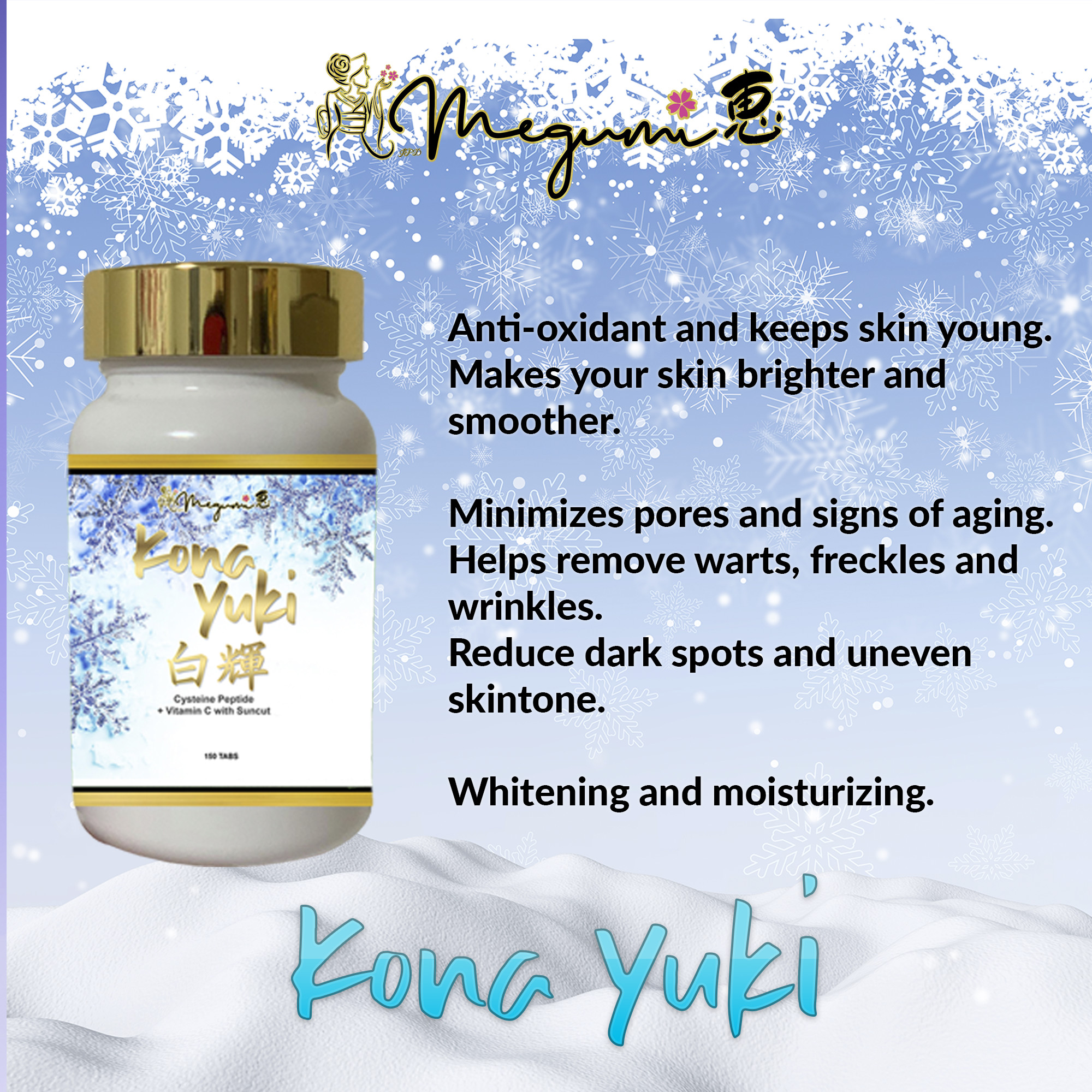 MEGUMI Kona Yuki Whitening-