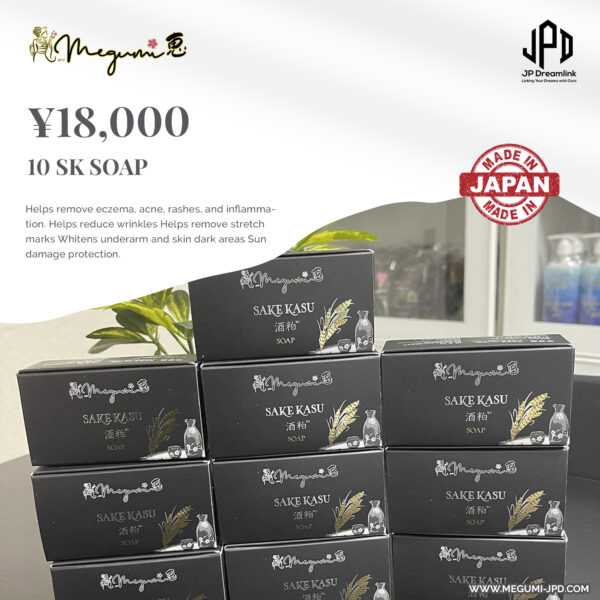10 Pieces Sake Kasu Soap