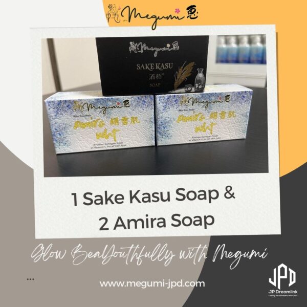 1 Sake Kasu Soap / 2 Amira Soap