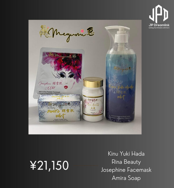 Rina Beauty/Kinu Yuki Hada/Amira Soap/Josephine Facemask