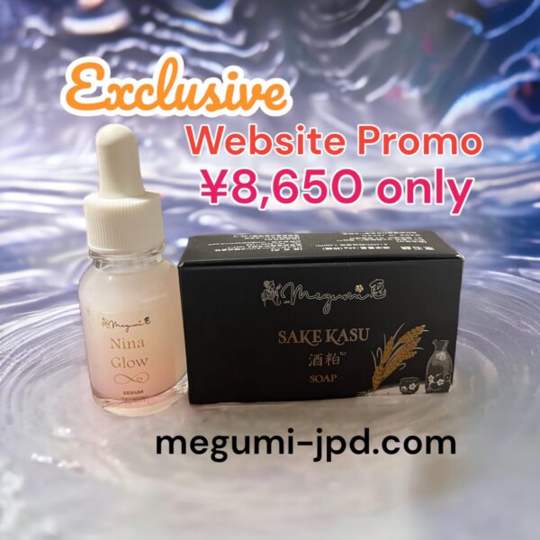 WEBSITE EXCLUSIVE PROMO ¥8,650 (Nina Glow/SK Soap)